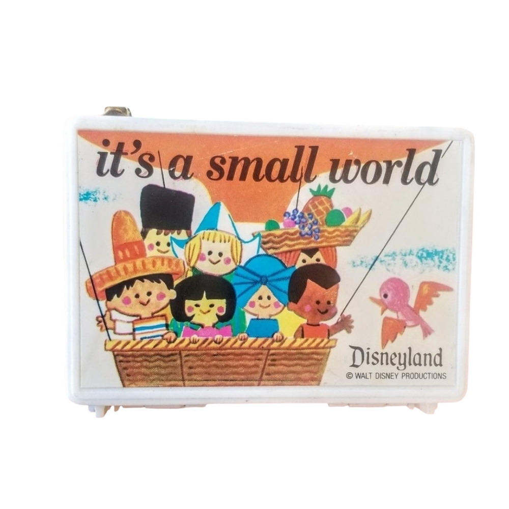 VTG It's a Small World Discontinued Musical Crank Box #01120032 Made in Japan